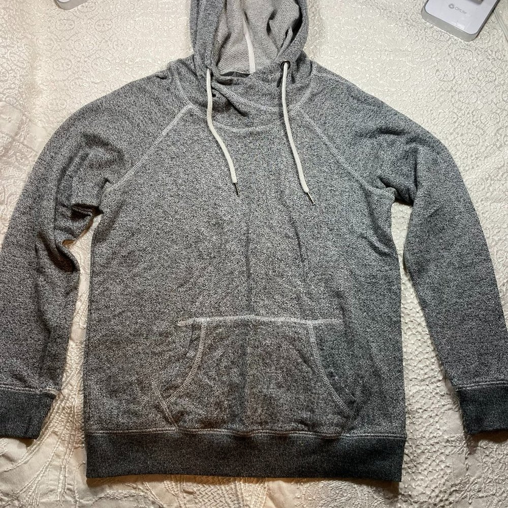 Jo & Co Jeans Womens Grey Pullover Hoodie